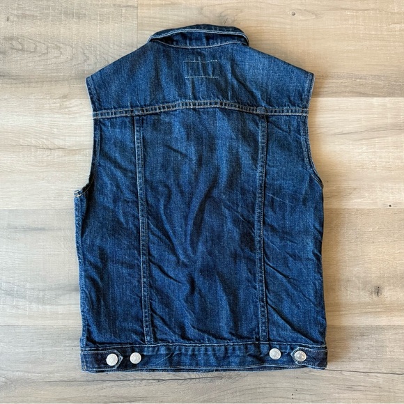 Rag & Bone blue denim jean vest top - XS - Picture 5 of 5
